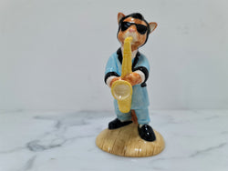 Beswick Cat Band Consisting Of 6 Figurines | Antique & Vintage | Moonee Ponds Antiques | Australia Wide Delivery