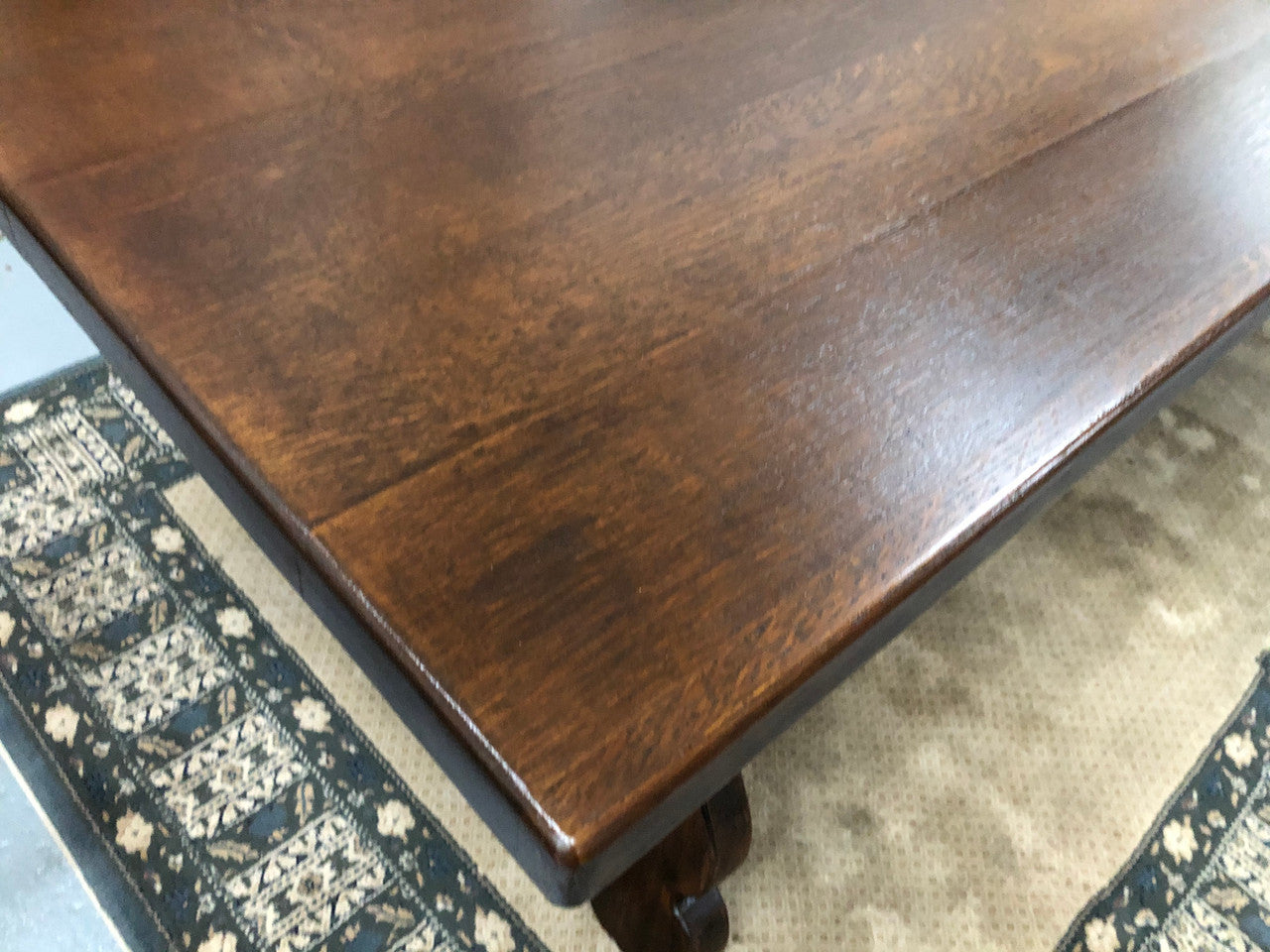 French Spanish Style Oak Dining Table