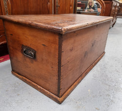Pine Trunk-Blanket Box | Antique & Vintage | Moonee Ponds Antiques | Australia Wide Delivery