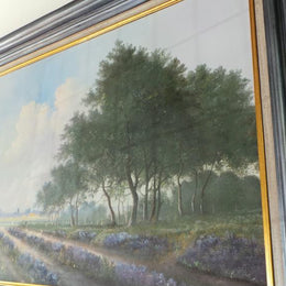 Framed Landscape Country Scene Canvas