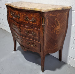 Stunning French Inlaid Three Drawer Commode | Antique & Vintage | Moonee Ponds Antiques | Australia Wide Delivery