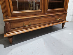 Stunning French Walnut Two Door Bookcase | Antique & Vintage | Moonee Ponds Antiques | Australia Wide Delivery
