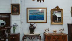 Stanley Churchus Oil Painting Titled "Portsea" | Antique & Vintage | Moonee Ponds Antiques | Australia Wide Delivery