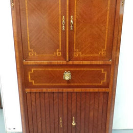 French Inlaid Music Cabinet