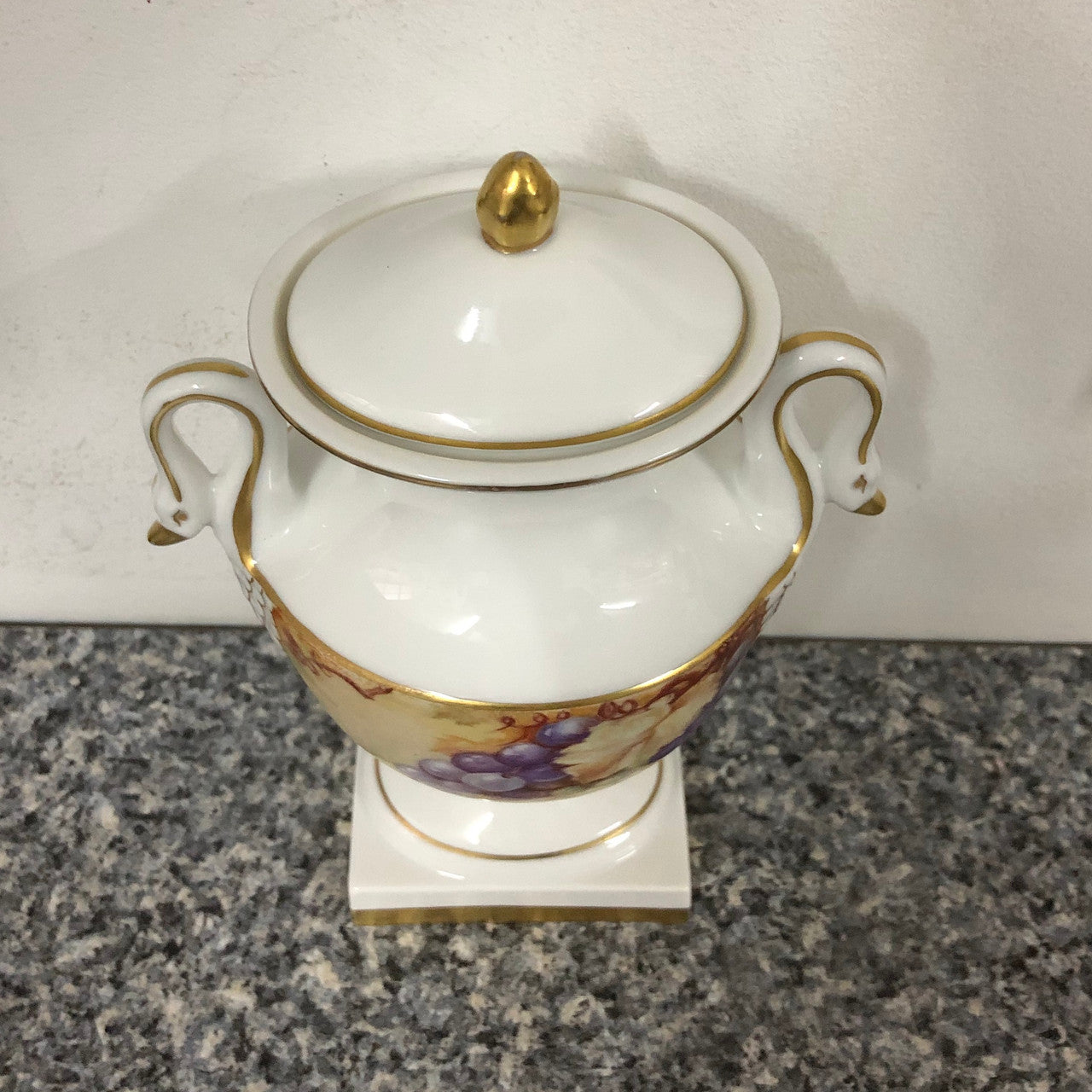 Decorative Hand Painted Vase Made In Portugal | Antique & Vintage | Moonee Ponds Antiques | Australia Wide