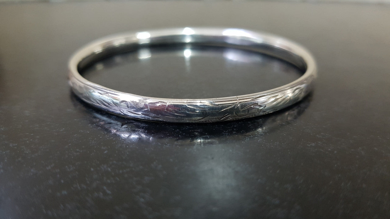 Engraved Bangle