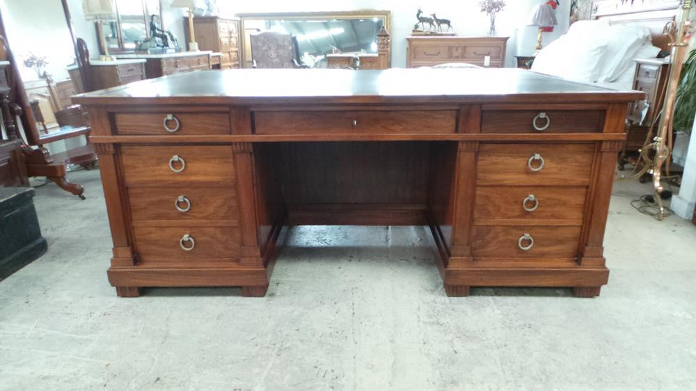 French Art Deco Partners Desk | Antique & Vintage | Moonee Ponds Antiques | Australia Wide Delivery