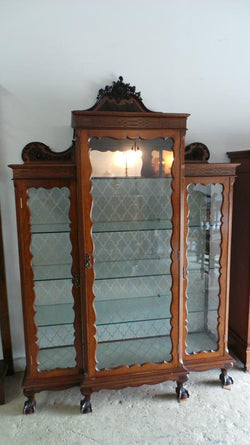 Victorian Display Cabinet | Antique & Vintage | Moonee Ponds Antiques | Australia Wide Delivery