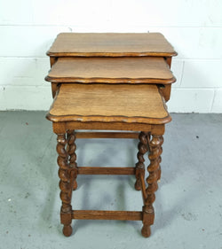 Jacobean Style Antique Nest of Tables | Antique & Vintage | Moonee Ponds Antiques | Australia Wide Delivery