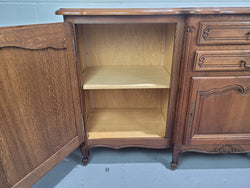 French Louis XV Style Parquetry Top Three Door Sideboard | Antique & Vintage | Moonee Ponds Antiques | Australia Wide Delivery