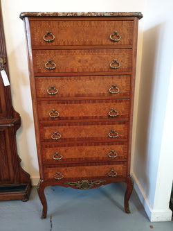 Louis XV Style Inlaid Marble Top Seminar | Antique & Vintage | Moonee Ponds Antiques | Australia Wide Delivery