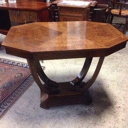 French Art Deco Oak Centre Table
