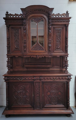 Spectacular French Antique Walnut Renaissance Style Buffet | Antique & Vintage | Moonee Ponds Antiques | Australia Wide Delivery