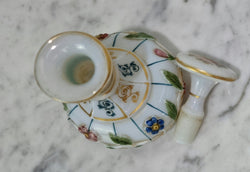 19th Century French Hand Painted & Gilded Opaline Glass Scent Bottle | Antique & Vintage | Moonee Ponds Antiques | Australia Wide Delivery