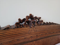 Elegant Louis XVI Style French Oak Queen Size Bed & Matching Marble Top Bedsides | Antique & Vintage | Moonee Ponds Antiques | Australia Wide Delivery