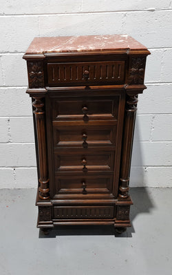 French Walnut Henry 2nd Style Single Side Cabinet | Antique & Vintage | Moonee Ponds Antiques | Australia Wide Delivery