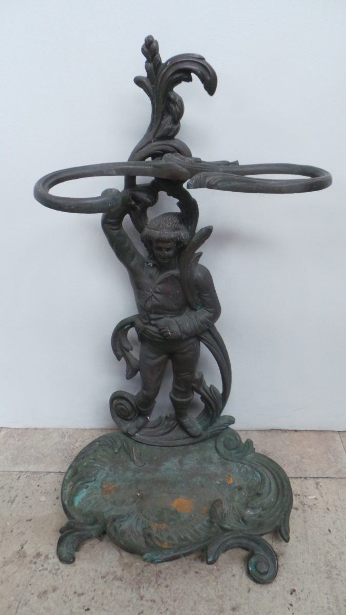 An Antique French Heavy Bronze Umbrella Stand | Antique & Vintage | Moonee Ponds Antiques | Australia Wide Delivery