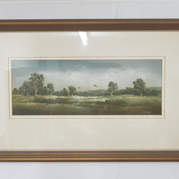 Pair of Framed Paintings by Peter Hicks