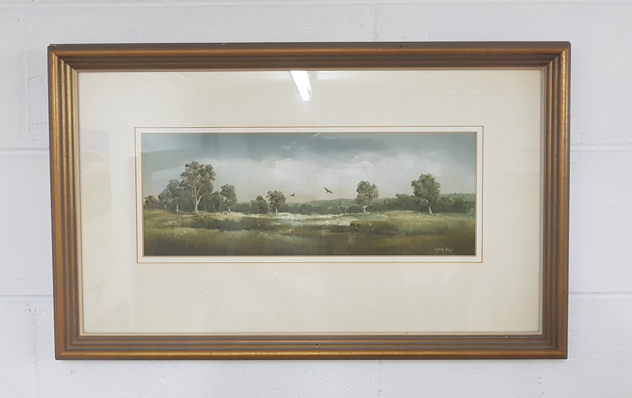 Pair of Framed Paintings by Peter Hicks