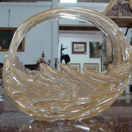 Murano Aventurine glass bowl