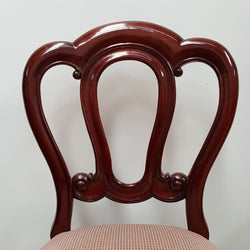 Eight Mahogany Reproduction Balloon Back Chairs | Antique & Vintage | Moonee Ponds Antiques | Australia Wide Delivery