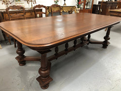Large French Oak 19th Century Henry II Style Dining Table | Antique & Vintage | Moonee Ponds Antiques | Australia Wide Delivery