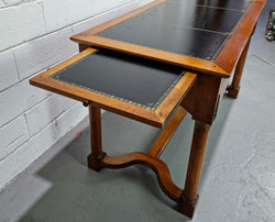 Empire Style Walnut Desk With Pull Out Writing Slides | Antique & Vintage | Moonee Ponds Antiques | Australia Wide Delivery