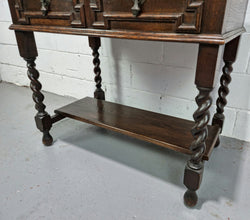 Beautiful Jacobean Style Two Drawer Side Cabinet | Antique & Vintage | Moonee Ponds Antiques | Australia Wide Delivery