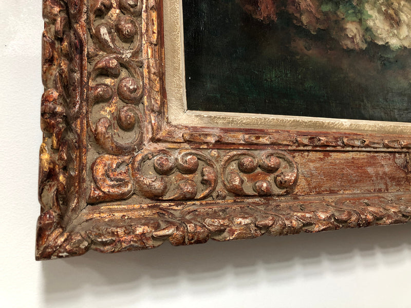 French Antique Floral Painting