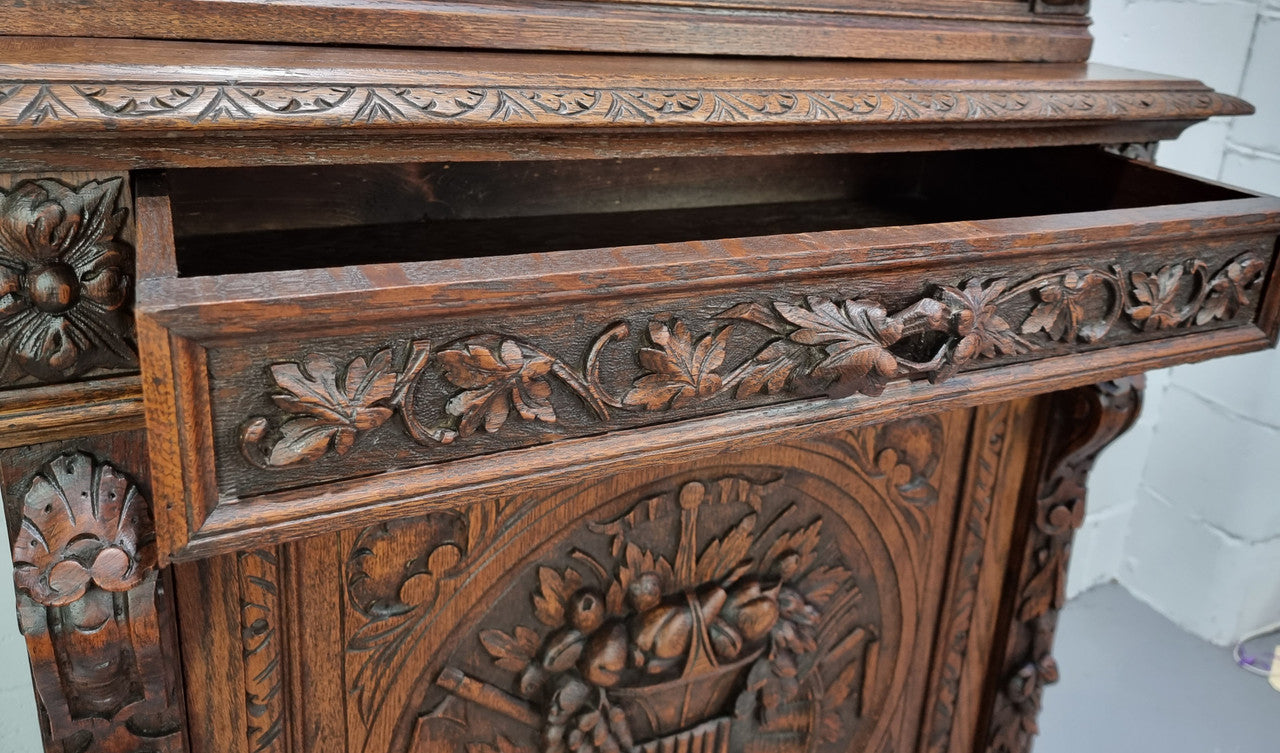 19th Century French Oak Gothic Style Cabinet | Antique & Vintage | Moonee Ponds Antiques | Australia Wide Delivery