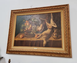 Stunning Gilt Framed Still Life Oil Painting | Antique & Vintage | Moonee Ponds Antiques | Australia Wide Delivery
