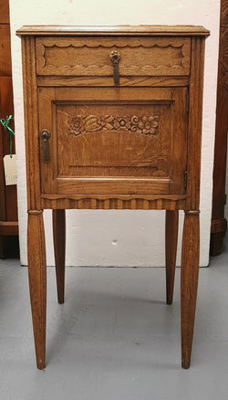 Pair of French Oak Bedside Cabinets-6 | Antique & Vintage | Moonee Ponds Antiques | Australia Wide Delivery