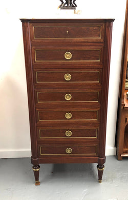 Beautiful French Mahogany Semainier | Antique & Vintage | Moonee Ponds Antiques | Australia Wide Delivery