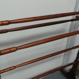 Beautiful Mahogany Towel Rail