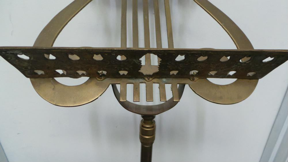 Brass Music Stand | Antique & Vintage | Moonee Ponds Antiques | Australia Wide Delivery