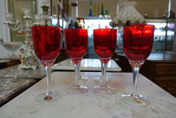 Bohemian Wine glasses | Antique & Vintage | Moonee Ponds Antiques | Australia Wide Delivery