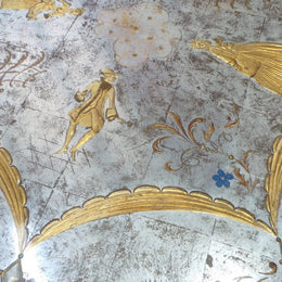 Unique and Exquisite French Hand painted Coffee Table