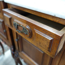 Pair Of French Walnut Bedside Cabinets-2