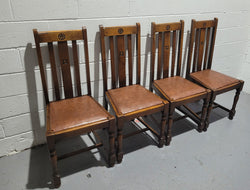 Fabulous Small Oak Extension Table & Four Dinning Chairs | Antique & Vintage | Moonee Ponds Antiques | Australia Wide Delivery