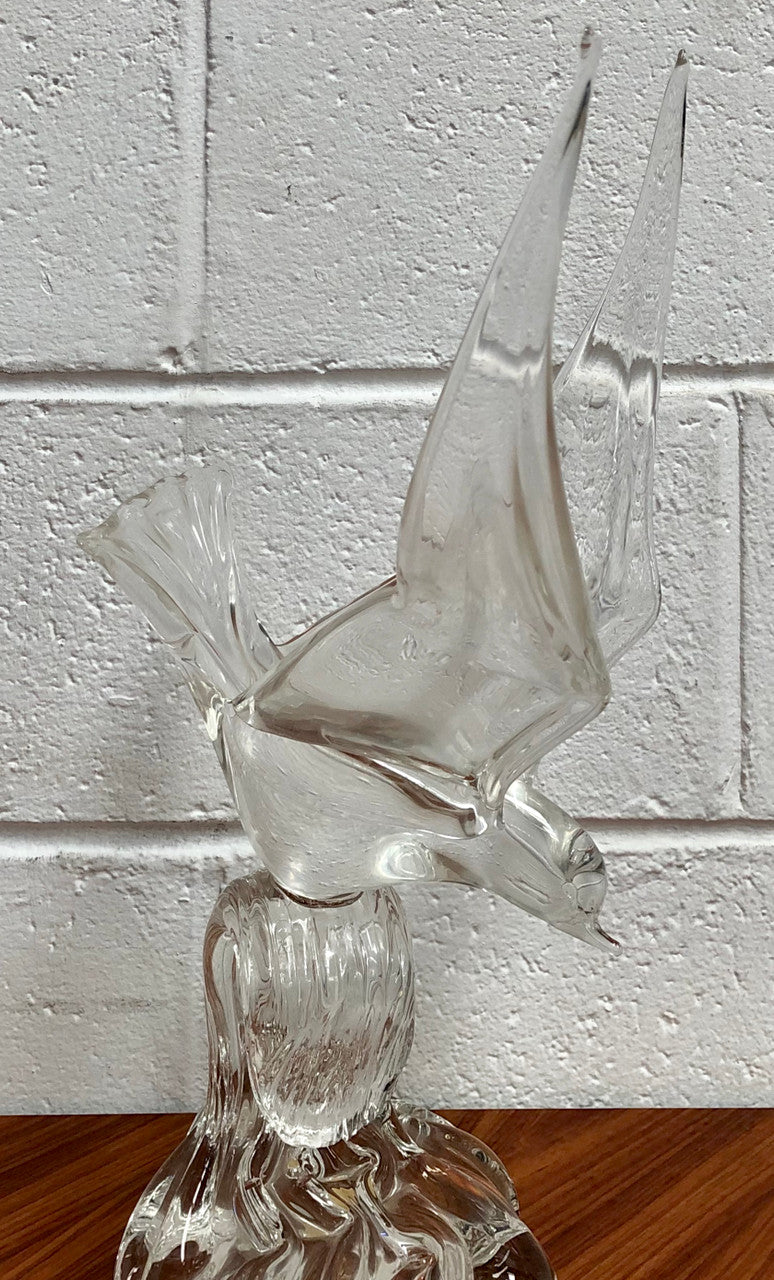 Stunning Sculptural Murano Glass Bird
