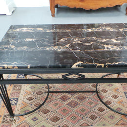 Stunning Portoro Marble Coffee Table