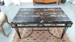 Stunning Portoro Marble Coffee Table | Antique & Vintage | Moonee Ponds Antiques | Australia Wide Delivery