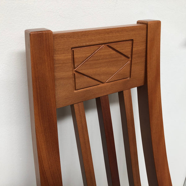 Set Of 8 Custom Made Mackintosh Style Dining Chairs