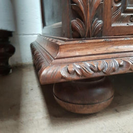 French 20th Century Carved Cabinet