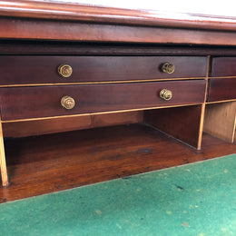 Georgian  Inlaid Mahogany Secretaire