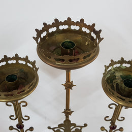 Antique Church Candle Holder