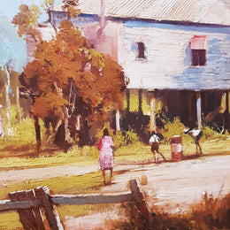 D'Arcy W. Doyle "The Cricket Match" Oil Painting