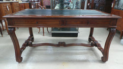 French Late 18th Century Walnut Leather Top Inlaid Desk | Antique & Vintage | Moonee Ponds Antiques | Australia Wide Delivery