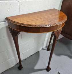 Chippendale Style Half Round Hall Table | Antique & Vintage | Moonee Ponds Antiques | Australia Wide Delivery