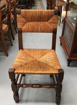 Late 19th Century Set Of Six Rush Seat Chairs | Antique & Vintage | Moonee Ponds Antiques | Australia Wide Delivery